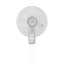 壁掛け扇 メカ式 WFM-306-W (ホワイト) 1台 アイリスオーヤマ 壁掛け扇風機 扇風機 リモコン 片手操作 安全設計 省エネ 室内用 切タイマー 自動首振り 羽根径30cm おしゃれ