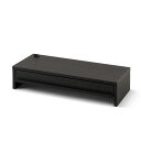 モニター台引出し付き MNS-590H-BO (ブラックオーク) 1台 アイリスオーヤマ ディスプレイ台