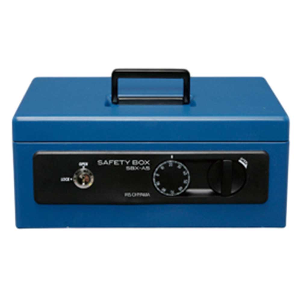 手提げ金庫 A5 SBX-A5(ブルー) 1台 アイリスオーヤマ 金庫 金銭 貴重品 重要書類 保管