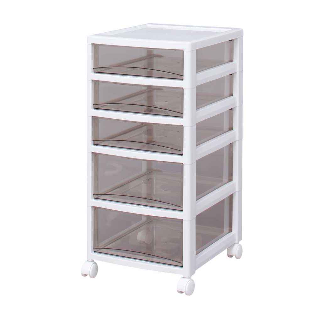 スーパークリアチェスト 引出浅型 深型タイプ SCE-320(ホワイト/クリアブラウン) 1個 アイリスオーヤマ チェスト 整理 収納