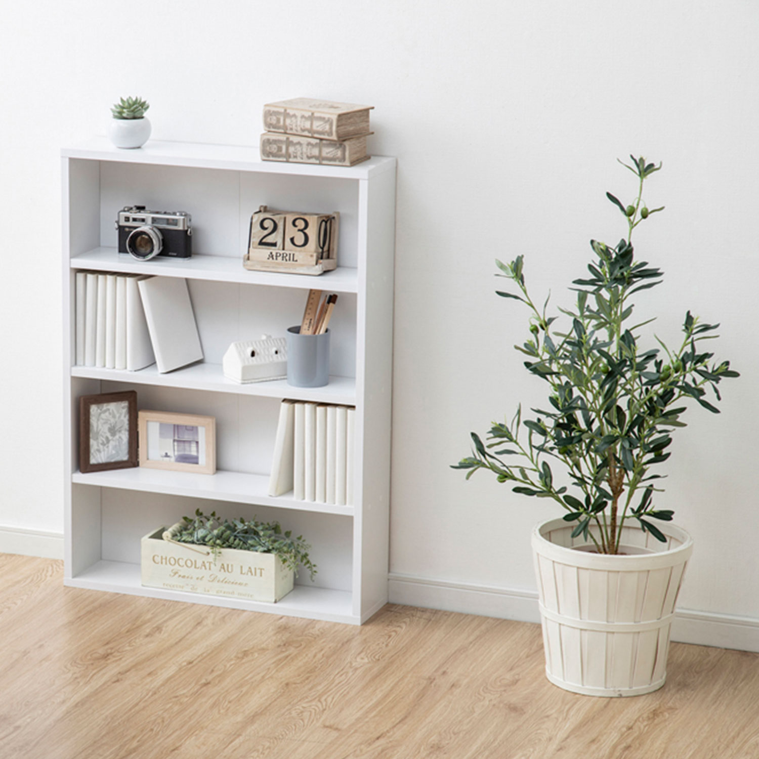 コミックラック CORK-8460 (ホワイト) 1台 アイリスオーヤマ