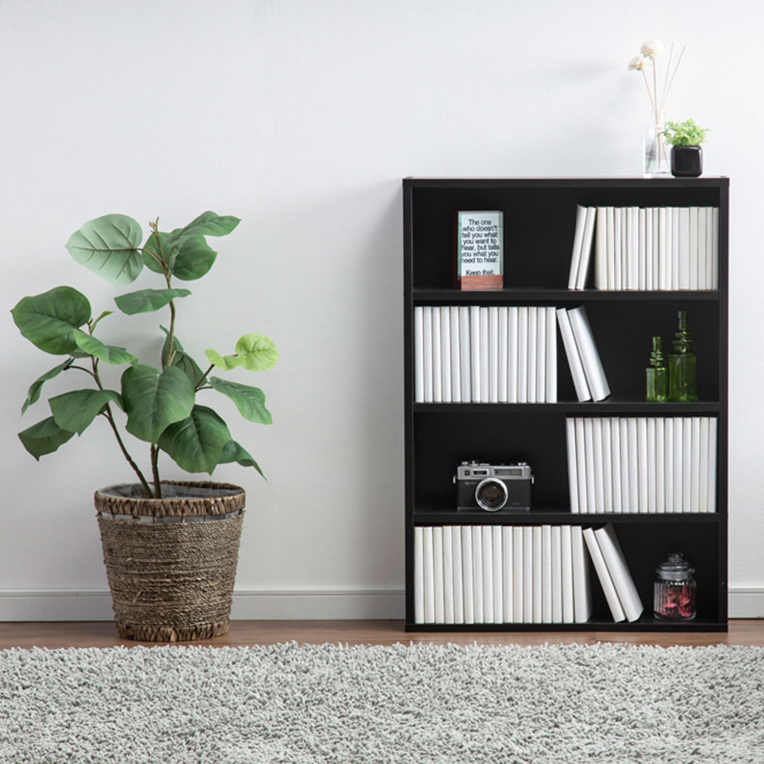 コミックラック CORK-8460 (ブラック) 1台 アイリスオーヤマ