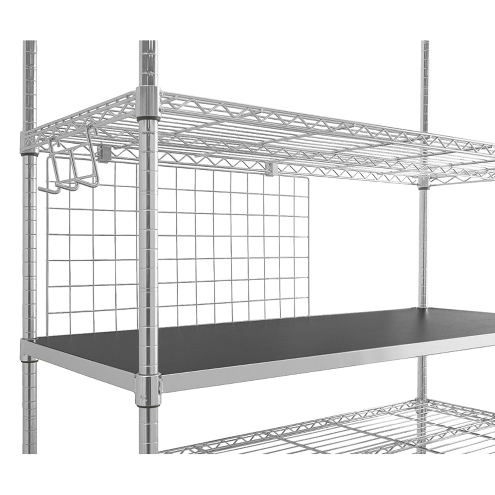 メタルラック メッシュパネル 70×35cm MR-46M (ポール直径25mm) 1台 アイリスオーヤマ スチールラック