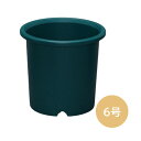 ディーポット 6号(ハンターグリーン) 1個 アイリスオーヤマ 園芸用品 プランター 鉢 ポット