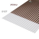【10枚セット】ポリカ波板 6尺 板厚0.7mm クリア NIPC-607NJ(長さ182cm) アイリスオーヤマ 透明 屋根材 壁材