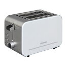 ポップアップトースター 2枚焼き ホワイト IPT-850-W 1個 アイリスオーヤマ トースター ステンレス製 パン 冷凍パン(2)