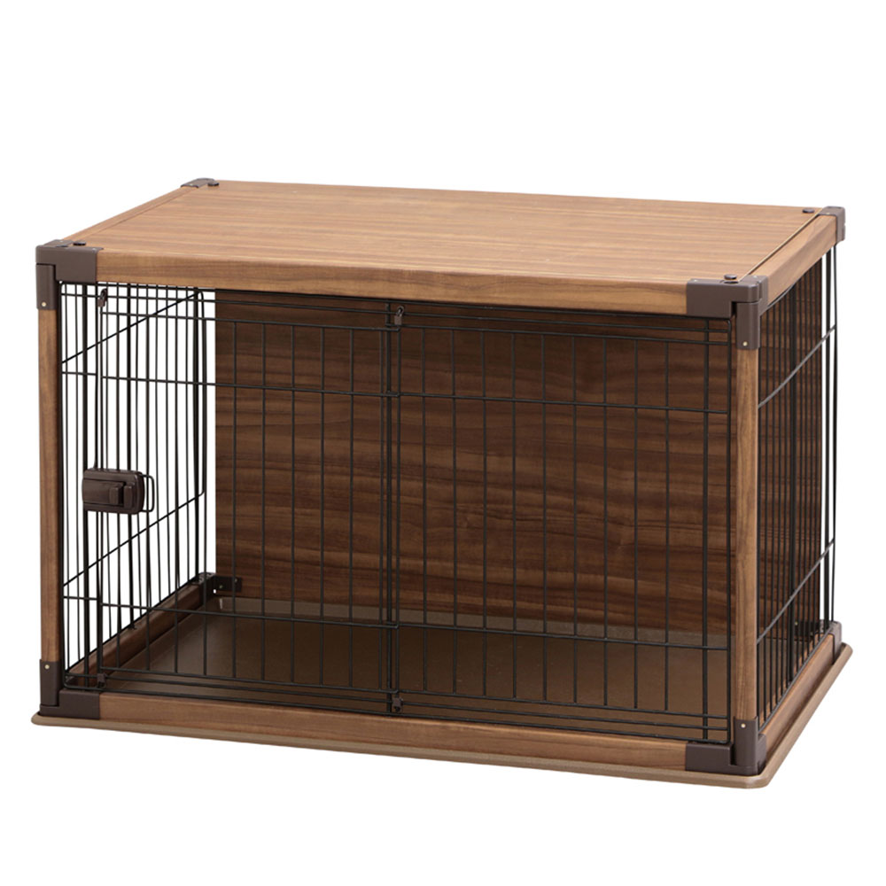 インテリア ウッディサークル ダークブラウン PIWS-960 1台 アイリスオーヤマ ケージ 犬サークル 犬 い..