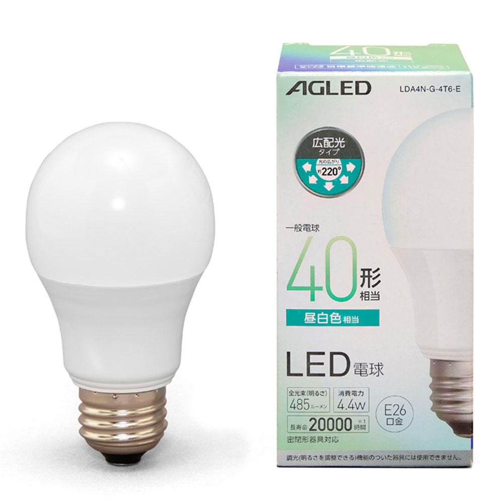 LEDŵ E26 ۸ 40  LDA4N-G-4T6-E 1 ꥹ 485lm ̩ķб