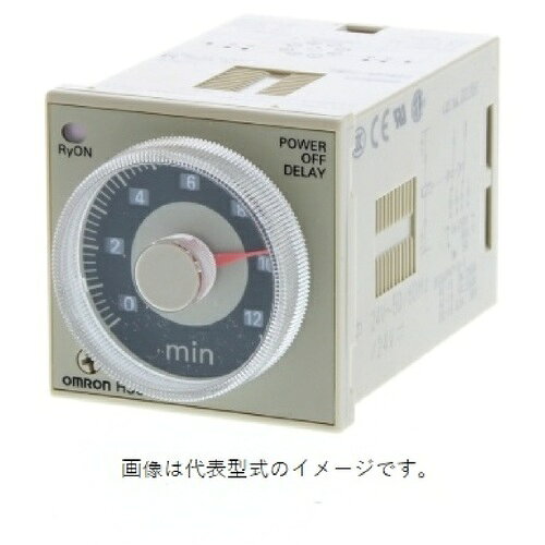 ●形H3CR-H 電源オフディレータイマです。●Sシリーズで0.05秒～12秒、Mシリーズで0.05分～12分の間で各々4種類の時間レンジが選択可能です。●UL、CSA、NK、LR取得、EN61812-1適合。 CEマーク、CCC対応です。●幅(mm)：48●奥行(mm)：93●高さ(mm)：48●消費電力(W)：約0.23VA(AC120V時) 約0.22W(AC120V時)●保護等級：IP40(パネル表面部)●時間レンジ：4●定格電源電圧(V)：AC100/110/120(50/60Hz)●設定時間範囲(S)：0.05～0.6 (4レンジ)●制御出力（種類） 限時リレー 2c●動作・復帰方式：瞬時動作/限時復帰●外部接続方法：8ピンソケット●動作モード：パワーオフディレー松吉医科器械｜総合カタログ｜医療・介護・ドクター・ナース