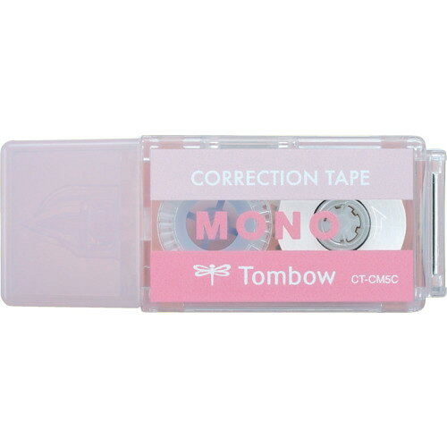 Tombow 修正テープ モノポケット ピンク CT-CM5C80 5MMX4M 457-7412 トンボ鉛筆