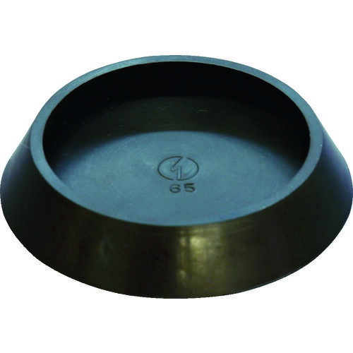 Rakuten - 光 平置きゴム 黒丸 内径65mm BE-0-652 クロ 365-4478 光