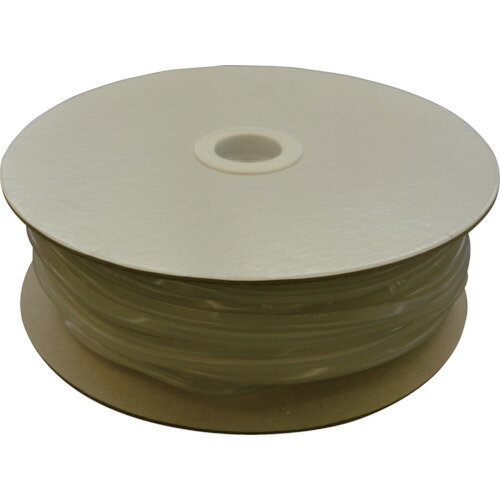 光 シリコンチューブ角溝ドラム巻き5.8×4.5×100m SCK3-100W 5.8MMX100M 473-9825 光