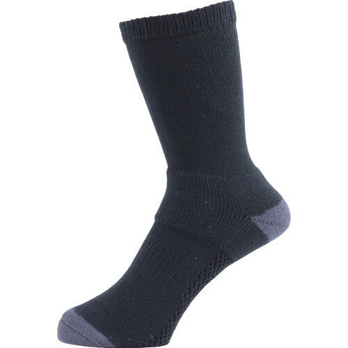 ユタカメイク 靴下 ASHITOMO WORKING SOCKS 長靴専用 先丸クルー ブラック 1足組 M(25ー27cm) SWNC178M 1ソク 688-9394 ユタカメイク