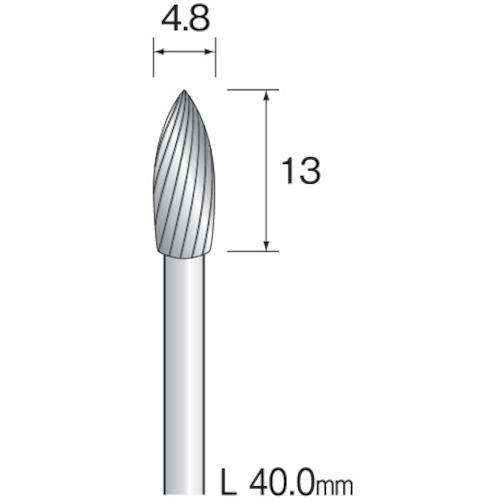Rakuten - Minimo 超硬カッター スパイラルカット Φ4.8 BC2224 ケイ4.8MM 852-7333 ミニター