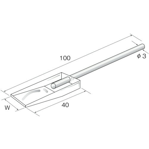 Minimo アクリルチップホルダー W=10mm (10本入) SA6401 10ホン 852-5286 ミニター
