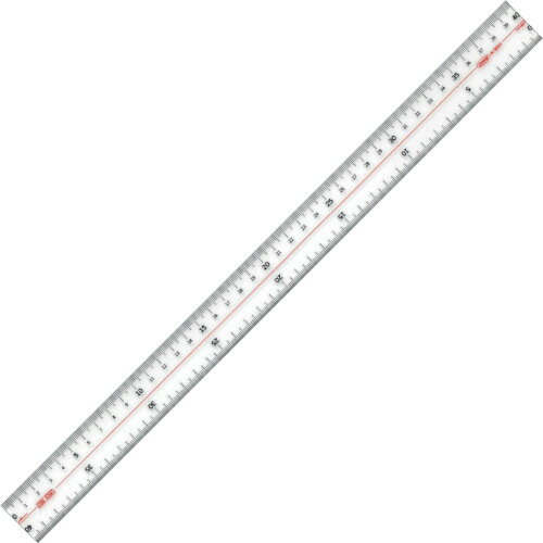 共栄プラスチック メタクリル両切直線定規 40cm A-3041 460-7019 共栄プラスチック