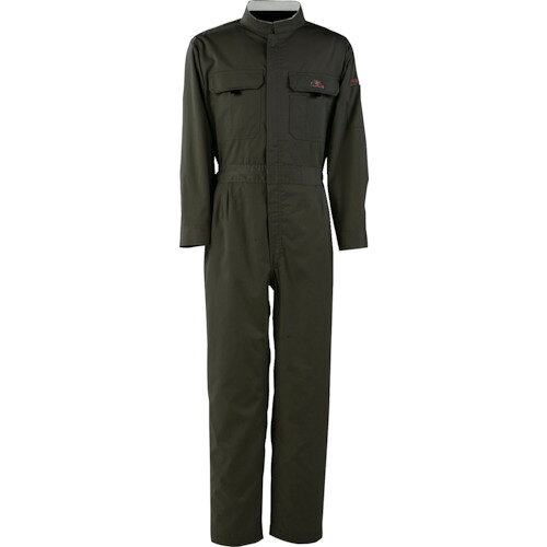 ●動きやすさと着心地を重視したつなぎ服です。●背中の伸縮機能や、足を広げやすい特殊カッティングなど着やすさにこだわりました。●肩部分にはマチ(アクションプリーツ)をとり、腕を伸ばして作業するときも背中が突っ張らないようにしました。●立ち座りの動作を妨げないよう、腰にはアコーディオン状のゴム付けて体を屈めたときの背中の突っ張り感を緩和します。●股の部分は特殊カッティングを施すことにより、足を広げる動作もラクラクです。●一般作業全般に。●色：ブラック●サイズ：3L●身長(cm)：175～185●肩幅(cm)：52●胸囲(cm)：102～110●ウエスト(cm)：94～104●股下(cm)：82●袖丈(cm)：62●総丈(cm)：168●適合身長(cm)：175～185●裄丈(cm)：88●着丈(cm)：50.5●厚さ：0.4mm●ポリエステル65%、綿35%松吉医科器械｜総合カタログ｜医療・介護・ドクター・ナース
