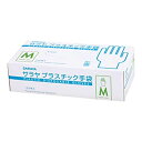 サラヤ プラスチック手袋(粉無) 53499(M)100枚入り 【×10セット】 サラヤ病院 医療 看護 クリニック