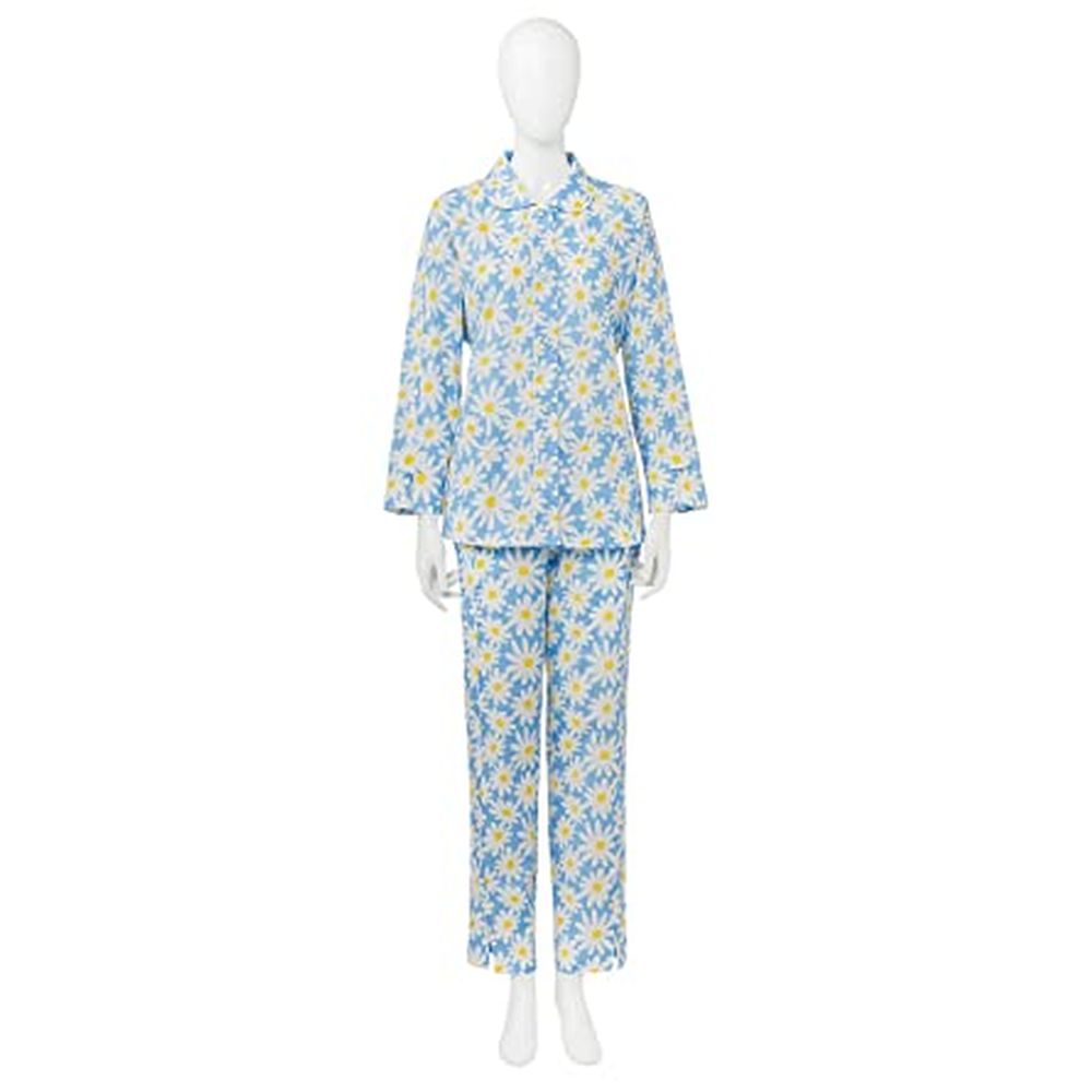 ソフトケアパジャマファスナー付婦人 104473（M）マーガレット 医療 看護 クリニック 病院 竹虎ヒュー..