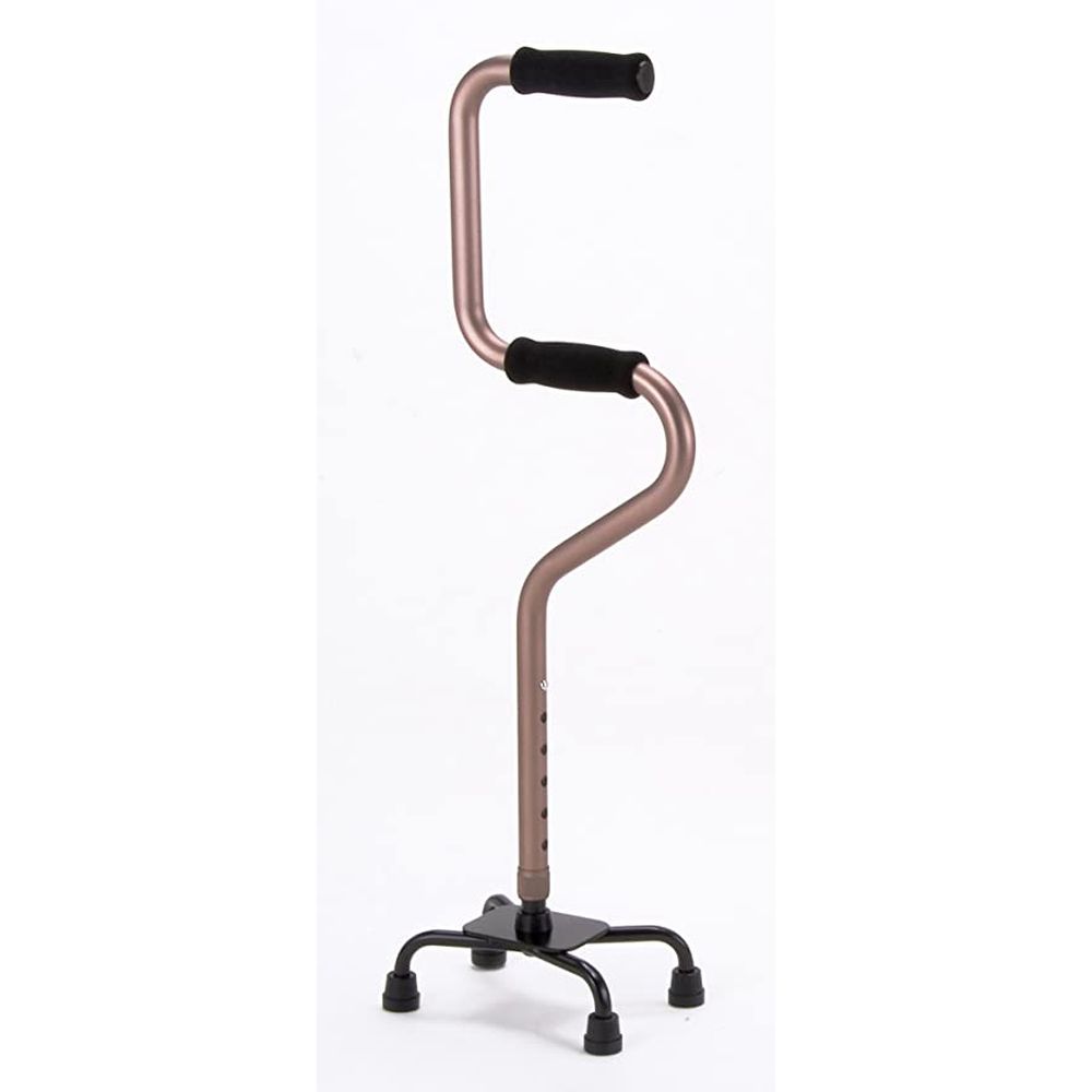 2段階4点支柱杖（ショートタイプ） OT-31 マキテック ブラウン 病院 医療 看護 クリニック