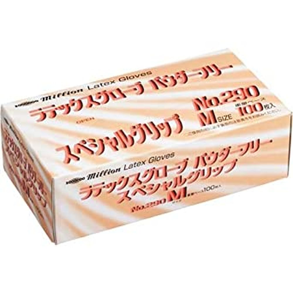 ミリオンラテックスグローブ（PF） NO.290（M）100枚入り 共和(Kyowa Limited) 【×30セット】病院 医療 看護 クリニック