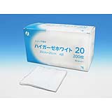 ハイガーゼホワイト20（4ツ折） 026974（20X20）200マイ 24-8610-02 松吉医療総合カタログ｜マツヨシ