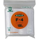 ユニパック F-4(170X120MM)100枚 医療 看護 クリニック 病院 ユニパック 透明ポリ袋 プラスチック製品 衛生材料 滅菌機能 提供用品 保存袋 採取検査 業務用途 保護材料 納品管理 包装資材