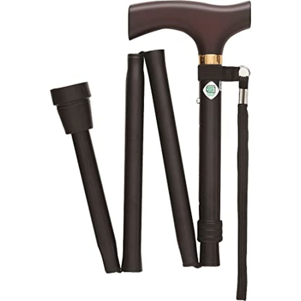 ステッキ ベーシック（折畳）M WB3728（ブラック） 医療 看護 クリニック 病院 フジホーム