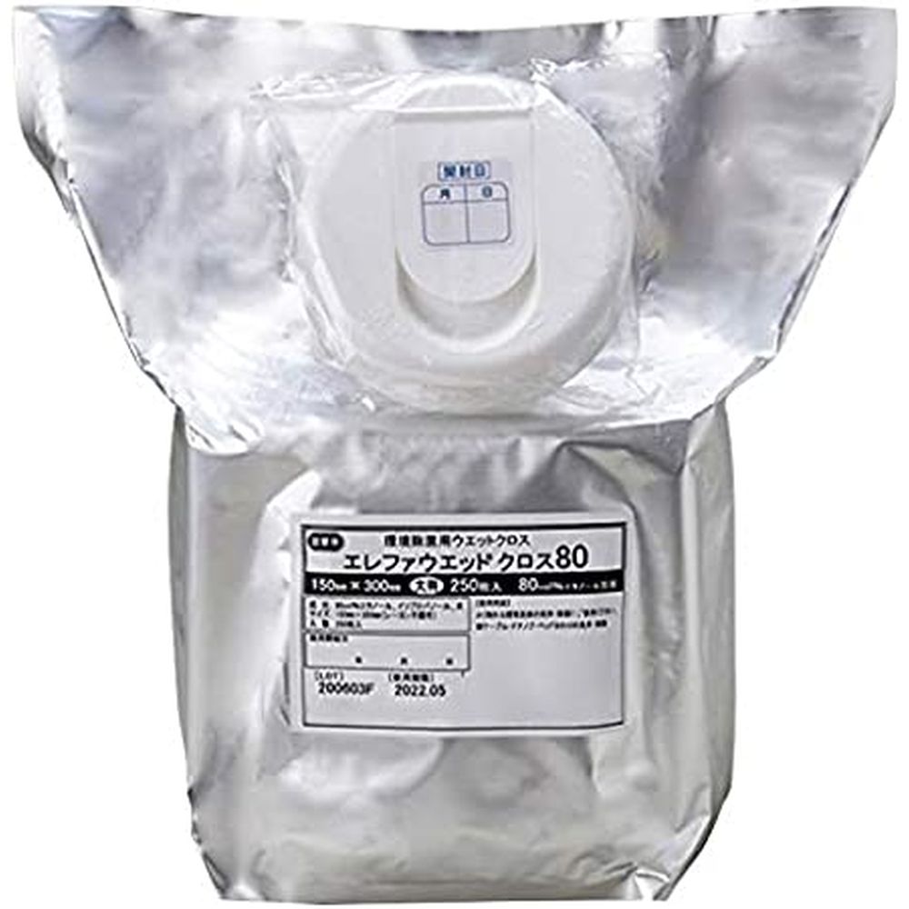 エレファウエットクロス80大判詰替用 2600195（250マ入り） ハクゾウメディカル 【×6セット】病院 医療..