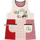 ムーミンエプロン ST-IM0016-LL(レッド) 医療 看護 クリニック 病院 セントレディス(St.Lady's)