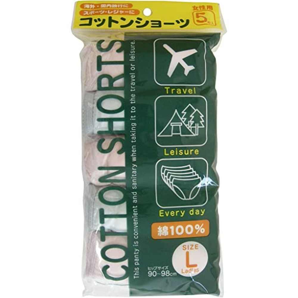 ヨック コットンショーツ L（5枚入り） JTB商事(JTB Trading) 【×6セット】病院 医療 看護 クリニック
