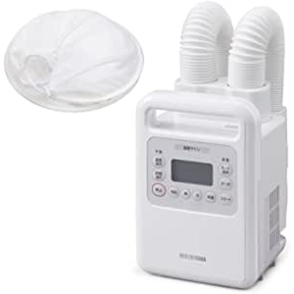 ふとん乾燥機ツインノズル＋衣類乾燥袋 FK-WH1-CDBM（ホワイト） 医療 看護 クリニック 病院 アイリス..