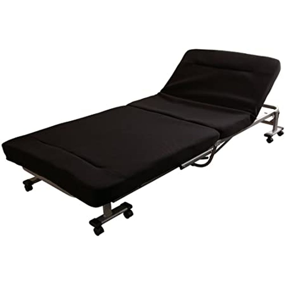 折りたたみソファベッド OTB-SFN（ブラック／シルバー） 医療 看護 クリニック 病院 アイリスオーヤマ ..