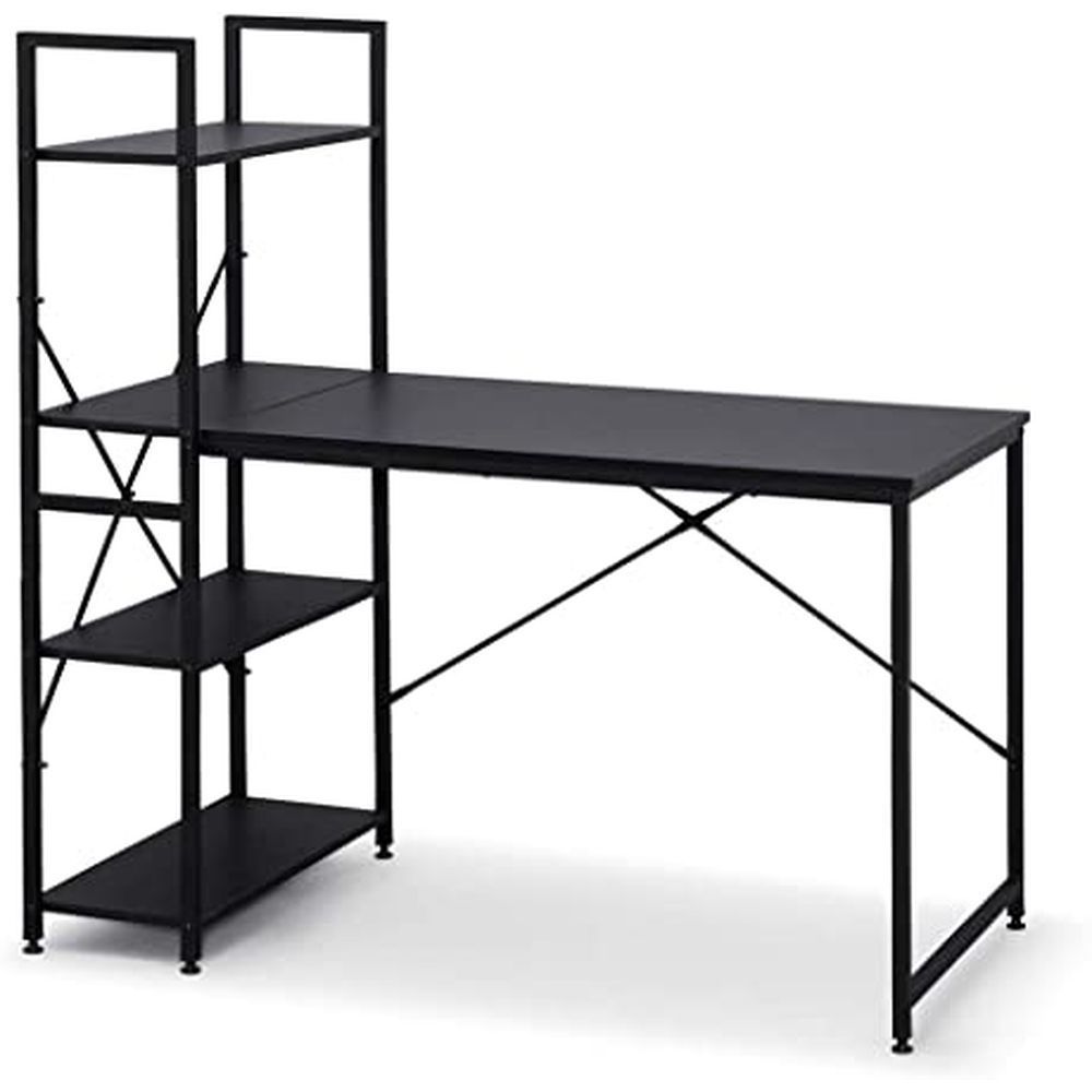 ラック付きデスク1200×620 RDK-1262（ブラック／ブラック 医療 看護 クリニック 病院 アイリスオーヤマ IRIS OHYAMA