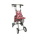 アソシエ シルバーカー W1780 介援隊 デイジー柄 病院 医療 看護 クリニック 敬老の日 プレゼント 歩行補助車 軽量 折りたたみ 歩行補助具 高齢者用 リハビリ用具 動きやすい 高耐久性 アルミフレーム