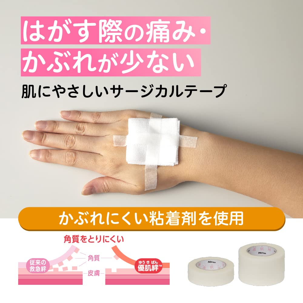 優肌絆 肌にやさしいテープ(白)細 627-0...の紹介画像3