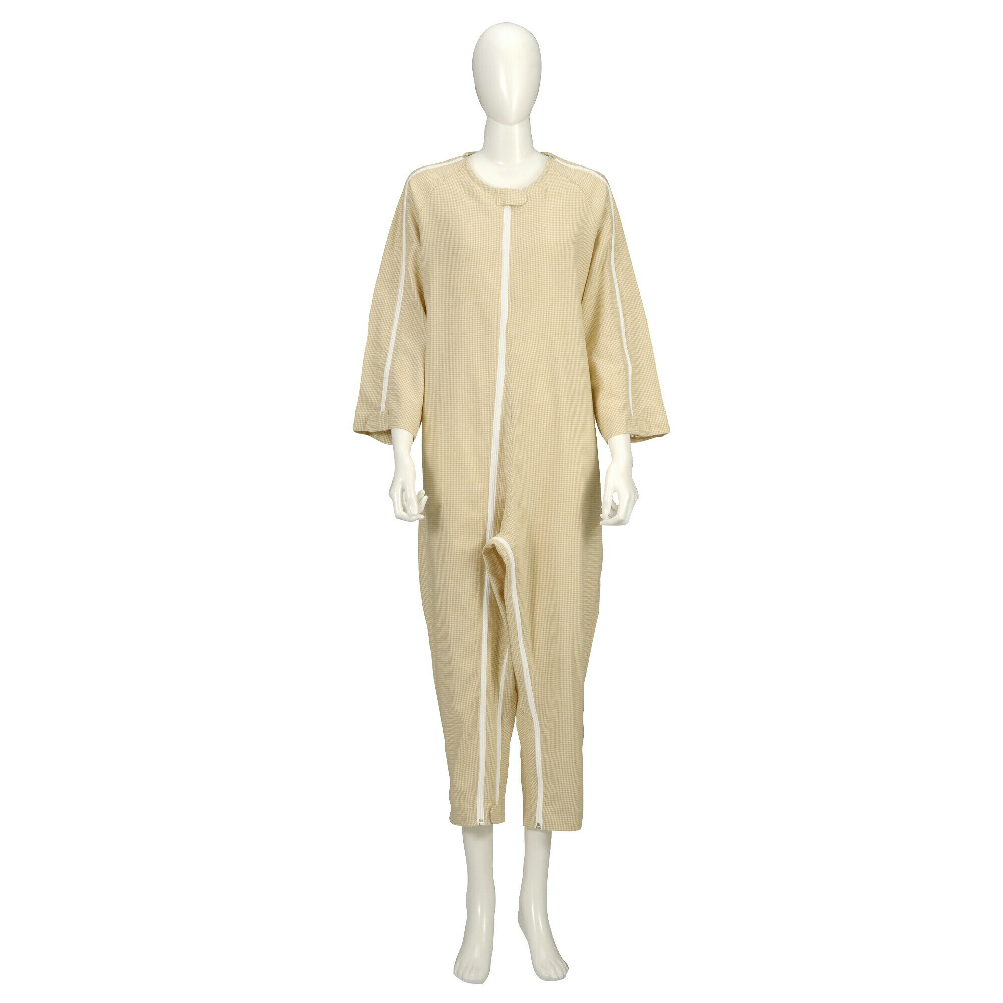 ソフトケアねまき（厚手）黄 L 竹虎 病院 医療 介護 看護 施設 医療従事者 入院