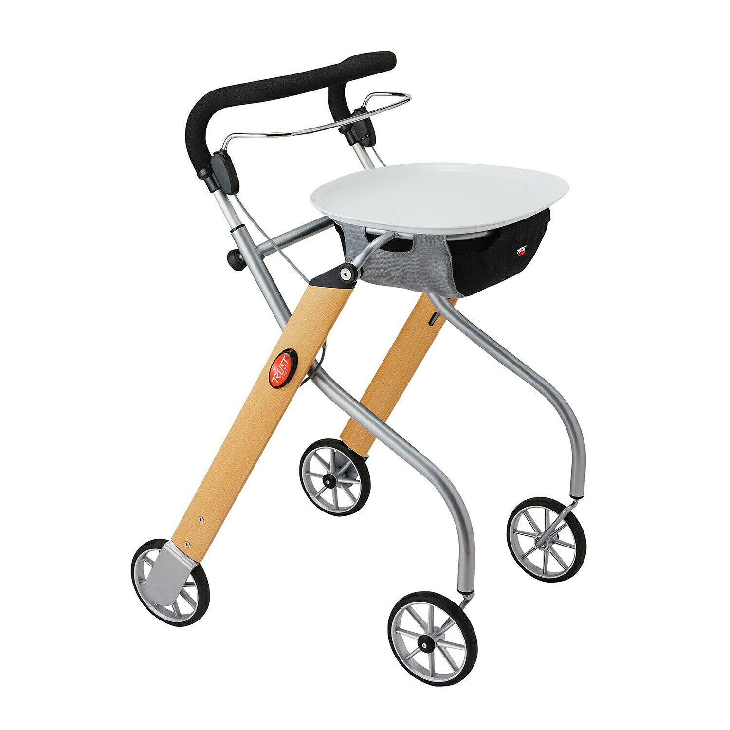 室内専用歩行車　レッツゴー 　117500(ウッドパターン) 竹虎 介護 病院 施設