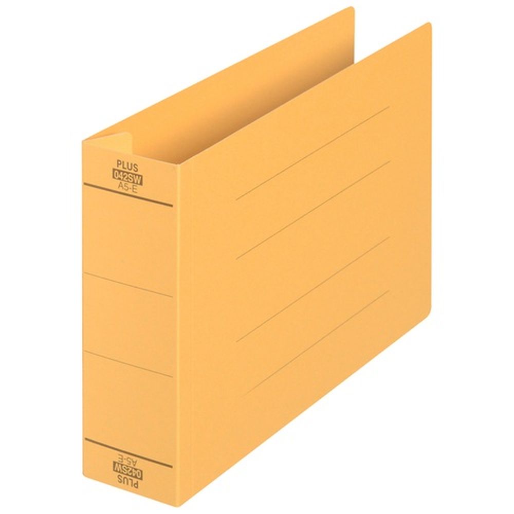 フラットファイル厚とじA5E黄10冊 NO．042SW10YL 868676 イエロー プラス