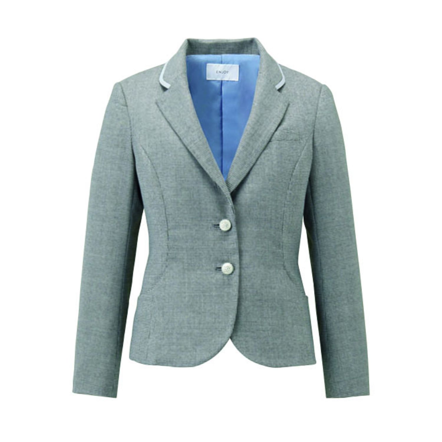 ジャケット レディス用 EAJ718-625 ライトグレー 15号 カーシーカシマ 看護師 ナース 病院 病棟 事務 ユニフォーム 制服