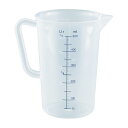 MTIポリプロメジャーカップ 86021(0.5L) 1個 エムテートリマツ 半透明 25-6123-00 メスシリンダー 樹脂製(4)