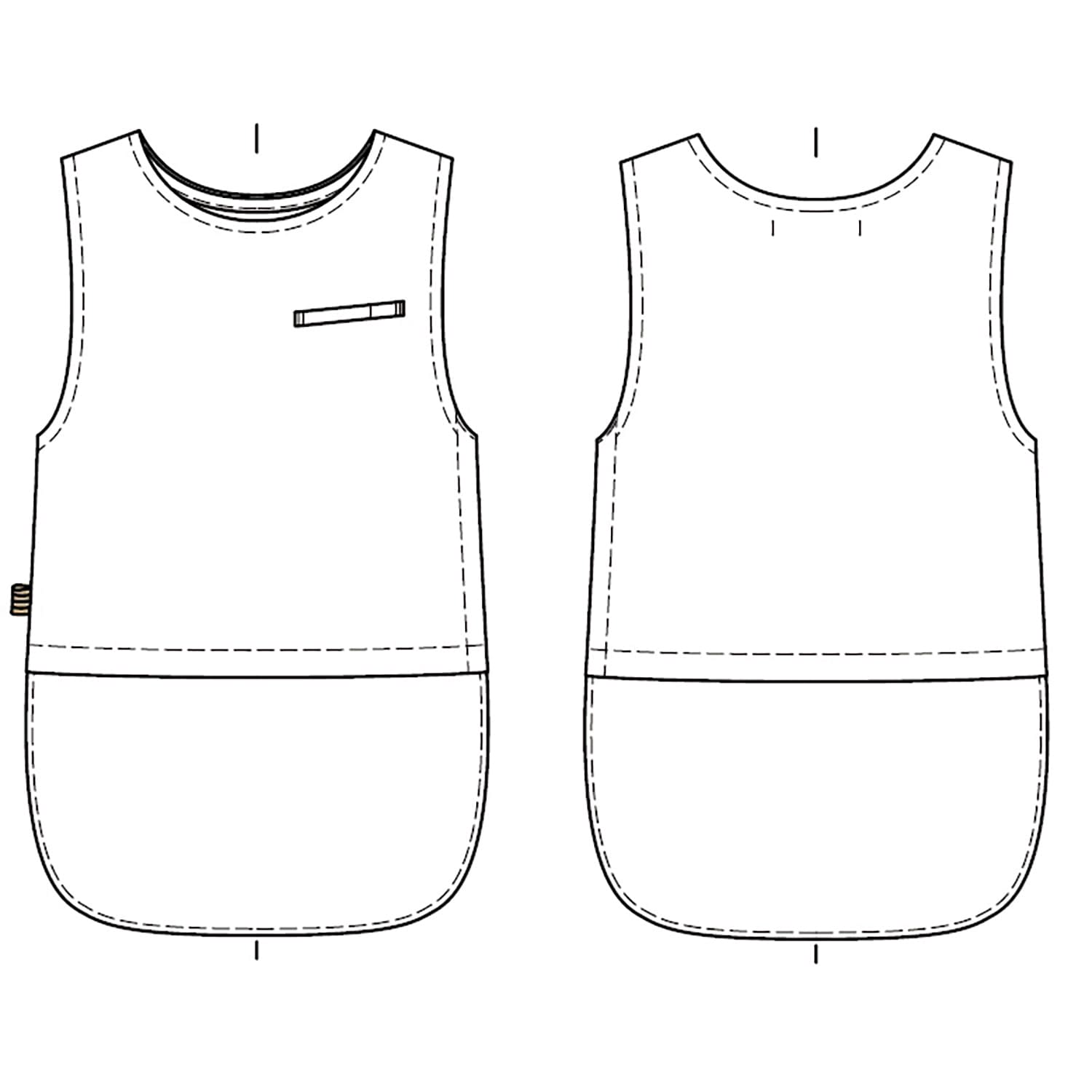 Kappoエプロンベスト HAH021-2(ナイトスカイネイビー 1枚 カーシーカシマ ナイトスカイネイビー サイズ..