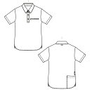 介護・看護用ポロシャツ フィーカポロ HSP017-2(ナイトスカイネイビー 1枚 カーシーカシマ ナイトスカイネイビー サイズM25-6534-0003 介護ユニフォーム ケアウ