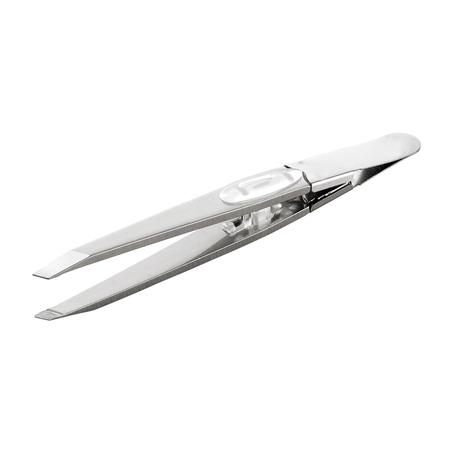 ズレずに抜ける驚きの毛抜き(先斜め) GT-237(シルバー) 1個 グリーンベル シルバー 25-5025-01 毛抜き