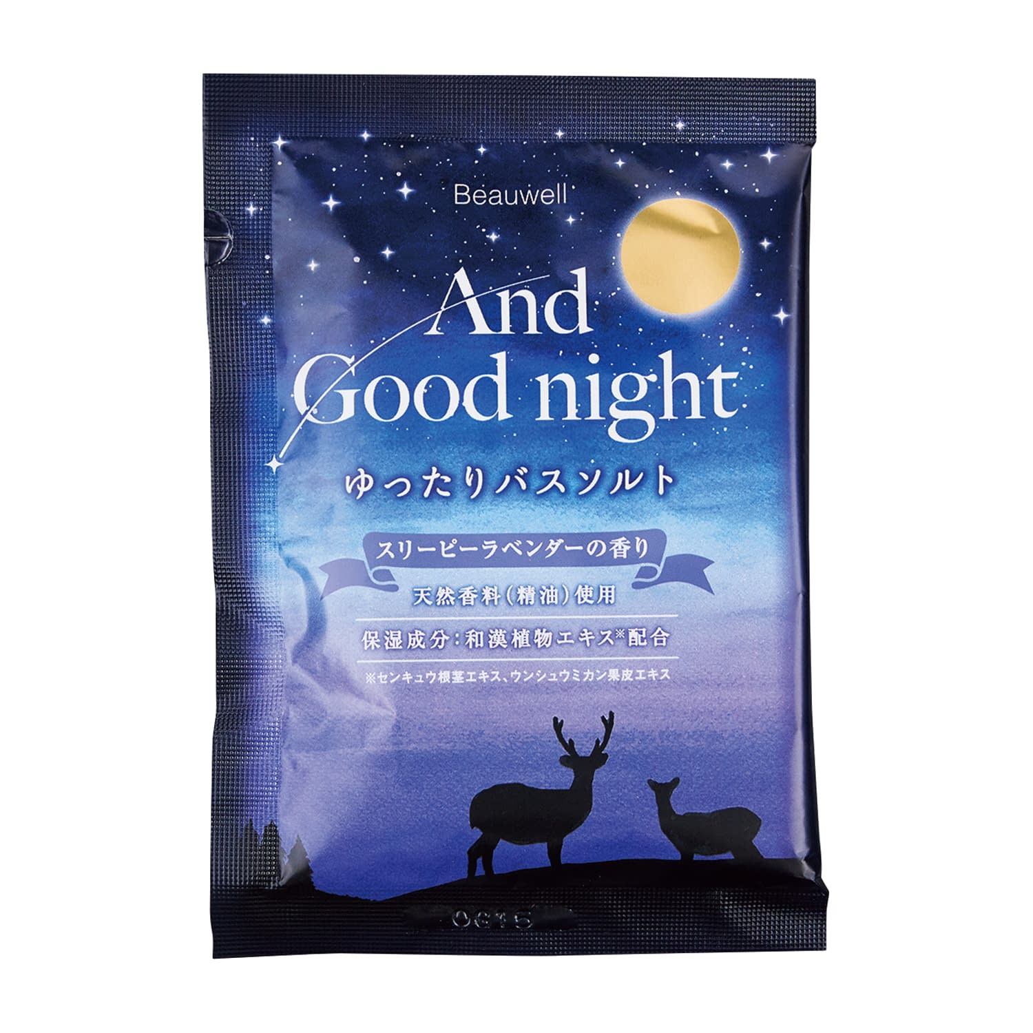 アンドグッドナイトゆったりバスソルト 206-14-003(シダ-ウッド) 1個 グローバルプロダクトプランニン..