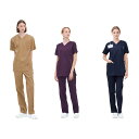 男女兼用スクラブ SH-5317(SS) 1枚 ナガイレーベン カラーパープル25-6503-0001 診察衣 スクラブ 男女兼用 ナースウェア
