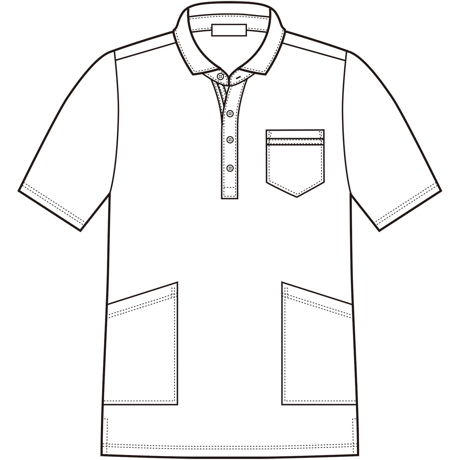 ニットシャツ CR175-88(ネイビー) 1枚 トンボ ネイビー サイズ3L25-6531-0306 介護ユニフォーム ケアウェア