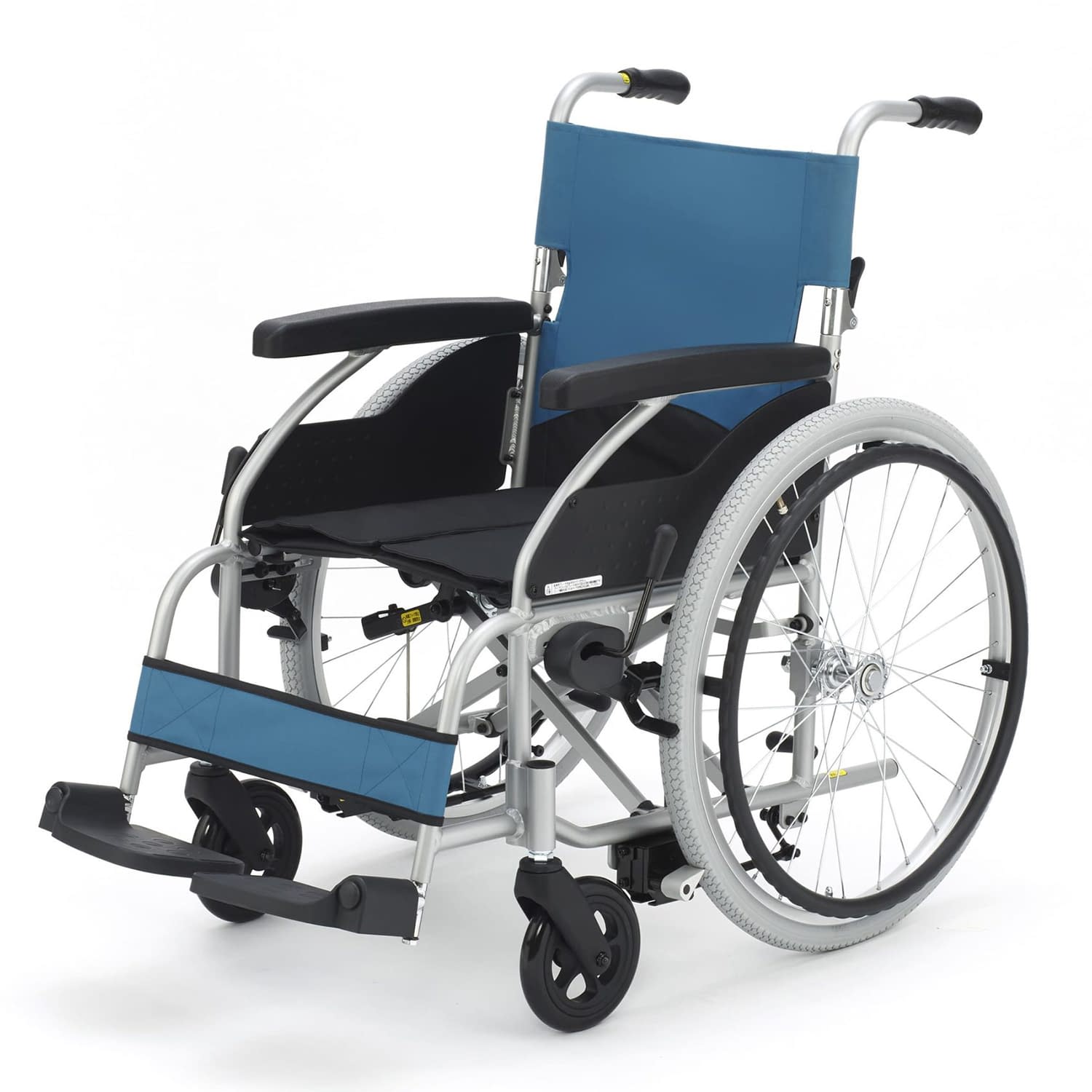 車いす ロックアシスタ?(標準タイプ LA-1 1台 ピジョン 25-4707-00 車いす 自走用 車いす 自動ブレーキ付