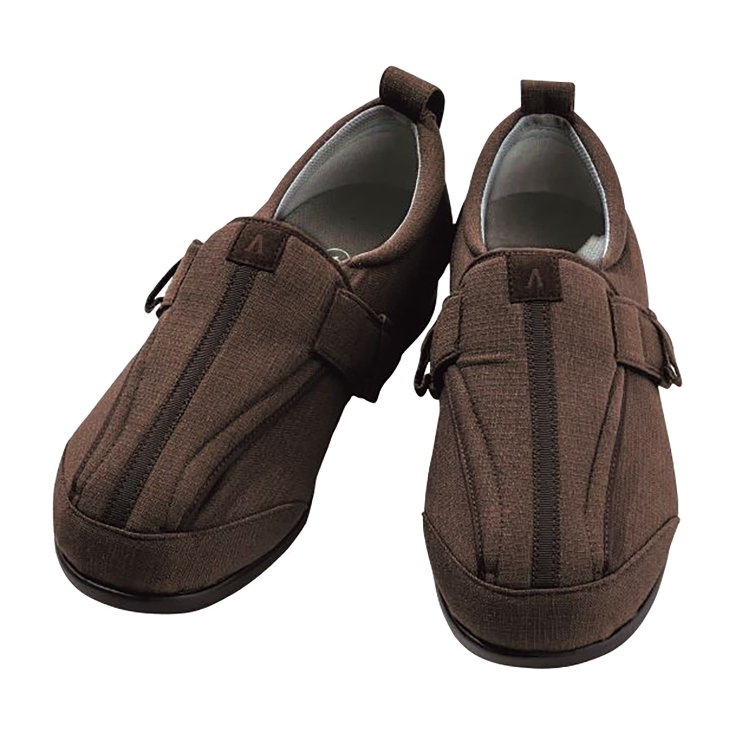 あゆみ つま先ひろびろサポート(両足 1138(5L)ブラウン 1足 徳武産業 ブラウン 25-5782-00 くつ リハビリシューズ シューズ リハビリ