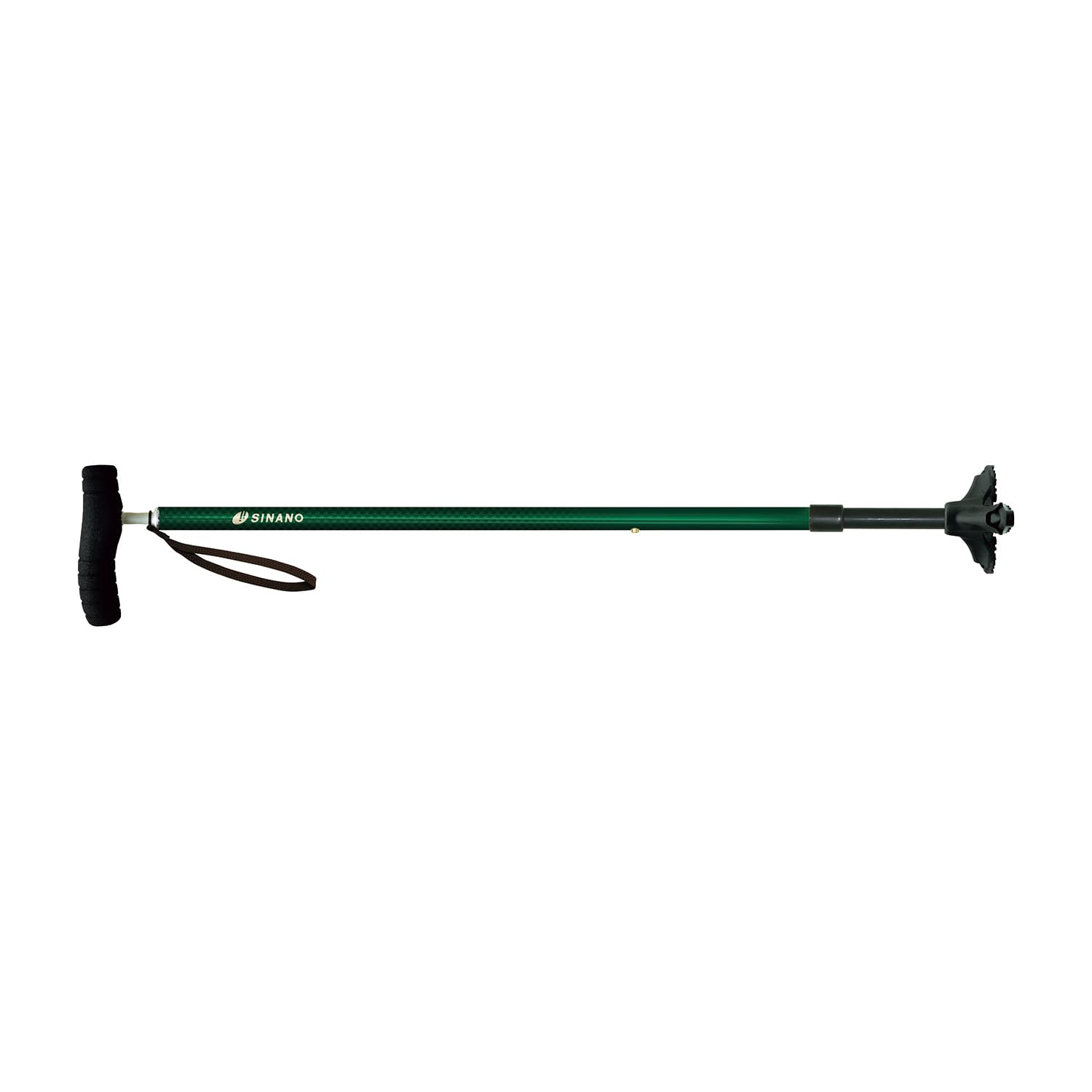 自立 SOFT-GA 602051(グリーン) 1本 シナノ グリーン 25-5714-01 ステッキ 三点杖 杖